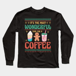 It's the most wonderful time for a Coffee Long Sleeve T-Shirt